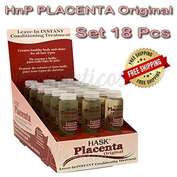 18 Pcs Display: HnP Placenta Original Leave-In INSTANT Conditioning Treatment