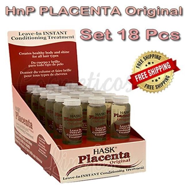 18 Pcs Display: HnP Placenta Original Leave-In INSTANT Conditioning Treatment