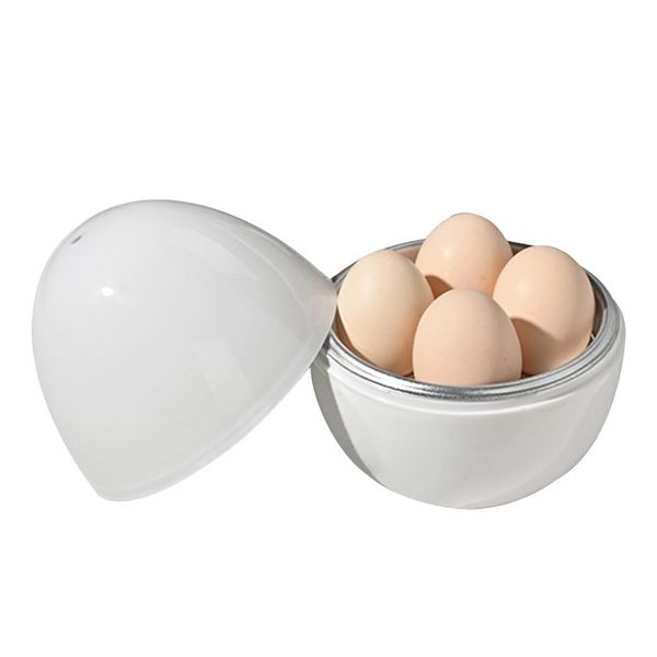 Egg Cooker for Microwave | Microwave Egg Boiler Cooker | Kitchen Egg Steamer, Rapid Cooking Accessories, Egg Boiler for Hard Soft Boiled Egg