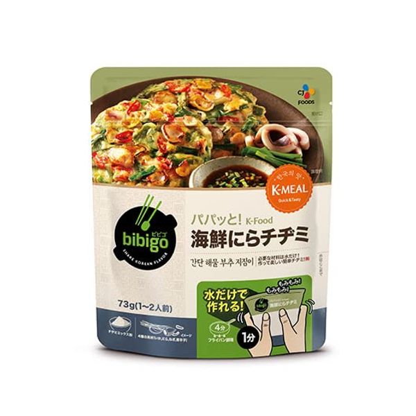 CJ FOODS JAPAN Bibigo Papa and K-Food Seafood Garlic Chimi 2.5 oz (73 g)