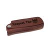 Custom Personalized Wood Grooming Mustache Folding Beard Comb