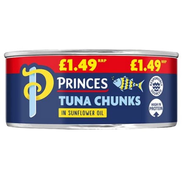 Princes Tuna Chunks In Sunflower Oil 145g - Case of 12