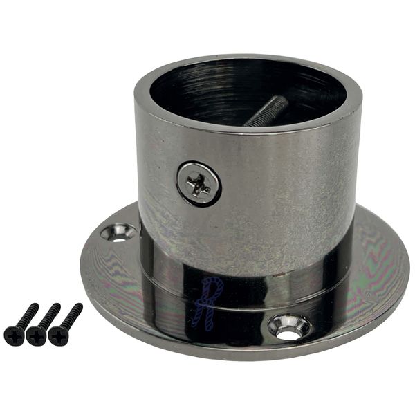 RopeServices UK 32mm Gun Metal Decking Rope Cup End, Deck Post End Fixing Post Fitting