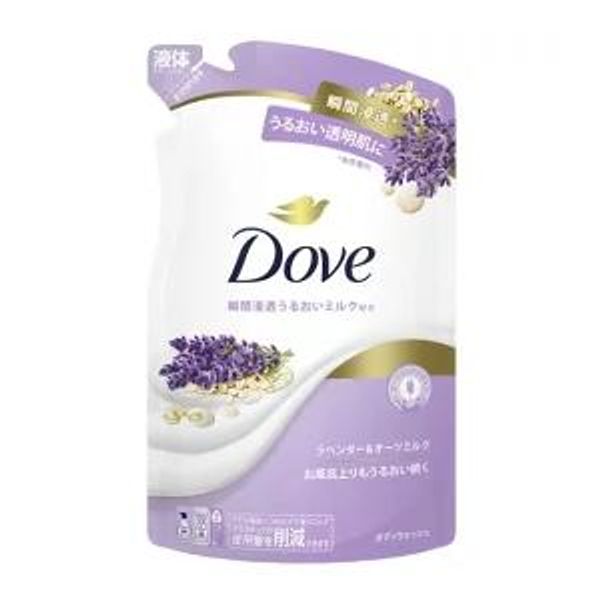 Dove Body Wash Lavender &amp; Oat Milk Refill 330g