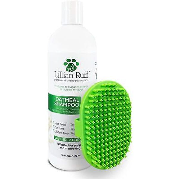 Lillian Ruff Calming Oatmeal Pet Shampoo for Dry Skin & Itch Relief with...