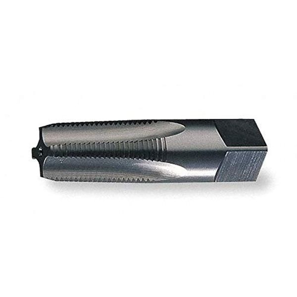 Pipe Tap, Taper, 3/8-18, Uncoated, 4 Flt