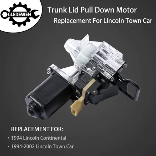 Gledewen 747-002 Trunk Pull Down Motor, Compatible with 1994-2002 Lincoln Town Car, 94 Lincoln Continental, 747002 Trunk Lid Tailgate Pull Down Release Motor Actuator