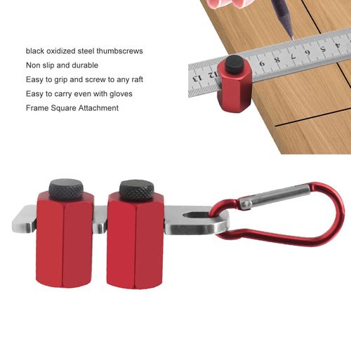 Pissente Aluminum Alloy Stair Hex Flat Design Thumb Screws - Easy to Use, Frame Square Attachment, Pissenteudn53rk20m