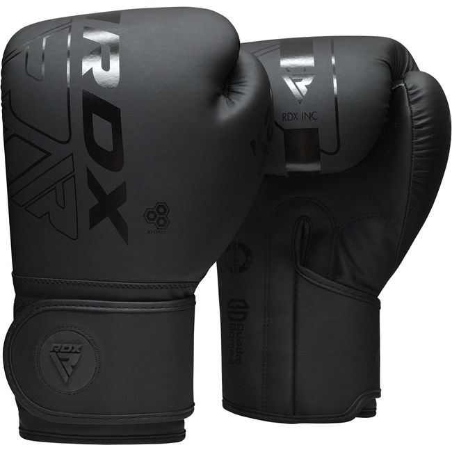 RDX ボクシング グローブ、プロ トレーニング スパーリング、マヤ ハイド レザー、ムエタイ MMA キックボクシング、男性、女性、大人、ヘビー パンチング バッグ フォーカス ミット パッド ワークアウト 手のひら、多層、8 10 12 14 16 オンス