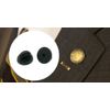 Black PVC Rubber Pin Backs Pack of 50