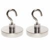 55lb Heavy-Duty Magnetic Hanging Hooks (2 Pack)
