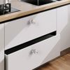 9BUILD 10 Pack 1-1/2 Inch Brushed Satin Nickel Cabinet Knobs Drawer Knobs Round Kitchen Cabinet Knobs Nickel Knobs for Cabinets Dresser Knobs Knobs for Dresser Drawers