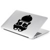 Yoonek Graphics Clone Trooper Vinyl Decal Sticker # 852 (6" x 4.7", Black)