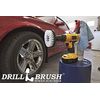 Softer Bristle Scrub Brush 5" Round with Power Drill Attachment by Drillbrush
