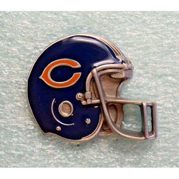 Chicago Bears Pure Pewter Football Helmet Sports Pin