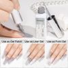 Supwee Silver Reflective Gel Polish Liner Gel, Glitter Gel Nail Art for Sparkle Shiny Drawing Gel Nail Painting for DIY At Home 10ml