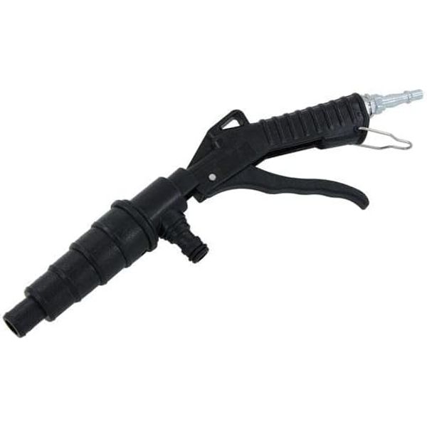 Air Powered Coolant Flush Gun High Pressure Cooling System Cleaning Tool with Multi Size Adaptors