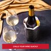 Vacu Vin Royal Gold Wine Cooler, 1 Liter, Plastic