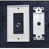 White Wall Plate Decora insert -fan speed, dimmer, Impedance Match Volume