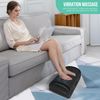 Foot Rest for Under Desk at Work-Versatile Foot Stool with Washable Cover, Black