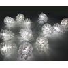 FluxTech - Sparkling Pine Cone 12 x Dual Colour LED String Lights by Santa’s Factory – Multi-Function Effect – Timer Function - Battery Operated