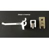 ProCraft Brand (250 Pack) 2 Inch Locking White Plastic Pegboard Peg Hooks (250 Locks, 12 Keys)