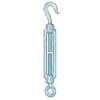 Straining Screw/Turnbuckle Hook to Eye 2 PACK Galvanised Rigging M8 DK61