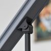 Matte Black "Enfield" Double Twist Stair Spindle - with Adjustable Rake Brackets