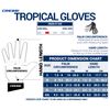 Cressi Tropical Gloves, Black/Orange, M