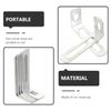 DOITOOL Corner Brackets - 20pcs Right Angle Slotted L Bracket Shelves - Metal Joint Braces