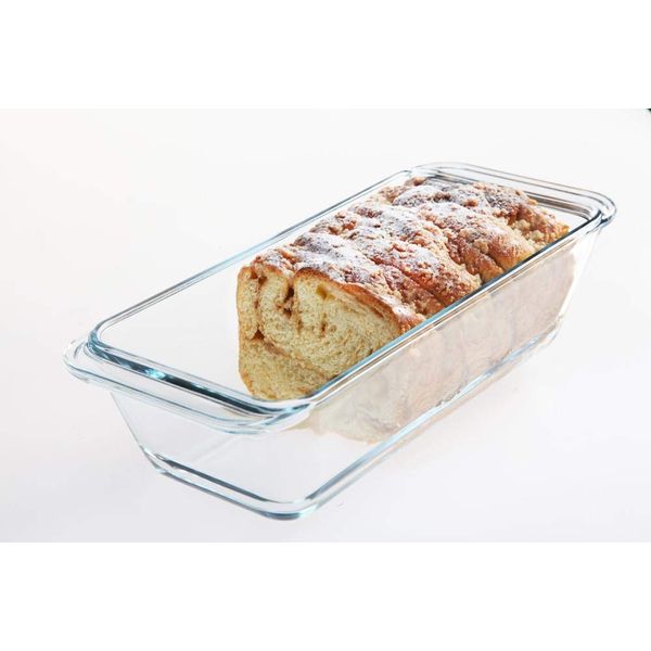 Sendez Kastenform 28 x 12 x 7,5 cm Made in EU Glas Pastetenform Backform Brotbackform Auflaufform Königskuchenform