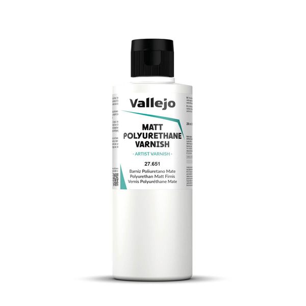 Acrylicos Vallejo 200 ml "Matt varnish " Polyurethane