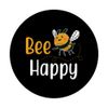 Funny Beekeeper Bee Happy Honeycomb Beekeeping PopSockets Swappable PopGrip