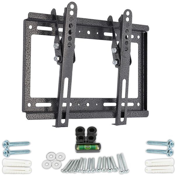 Bodyplus Tilting TV Wall Bracket with ±15° Tilt - Robust TV Wall Mount for 14 to 42" Inch Plasma, LCD and LED TVs - 30 kg Capacity TV Mount - 200x200mm Max VESA TV Wall Bracket