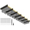 6-Bin Overhead Garage Storage Rack, Ceiling Storage Racks Heavy Duty, Powder Coa