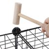 12-Cube Storage Shelf Storage Bins Wire Cube Storage Organizer Modular Bookshelf