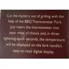 RESTORATION HARDWARE BBQ Pro Grill Digital Thermometer Chef's Fork NIB