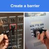 4 Pack Anti-Microbial Keychain No Touch Hand Tool Contactless Brass EDC Keychain