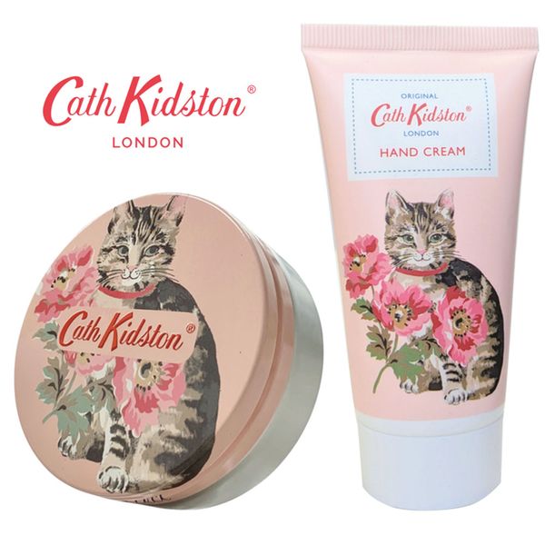 Cath Kidston Cat &amp; Flower Set Present 2023 Gift Body Cream Hand Cream