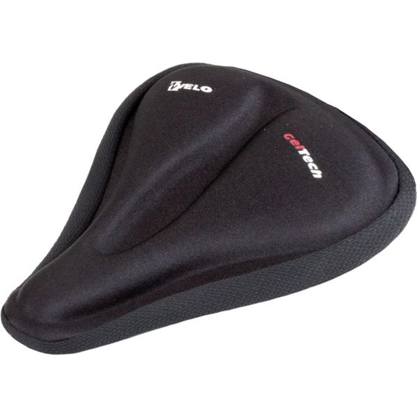 VELO 137657 Anatomic Gel Saddle Cover - Black