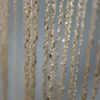 John Aird Jazz Glitter String Curtain Panel (Cream)