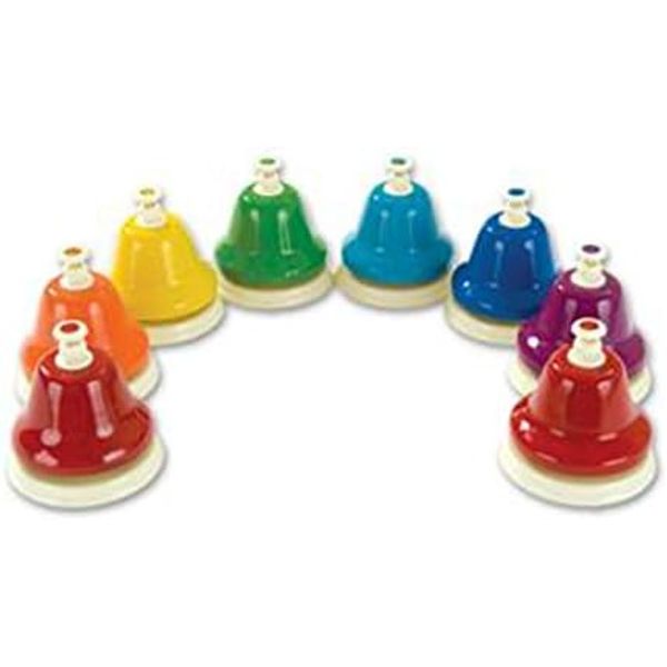 Percussion Plus PP273 Desk Bells, Multicolor, Set of 8