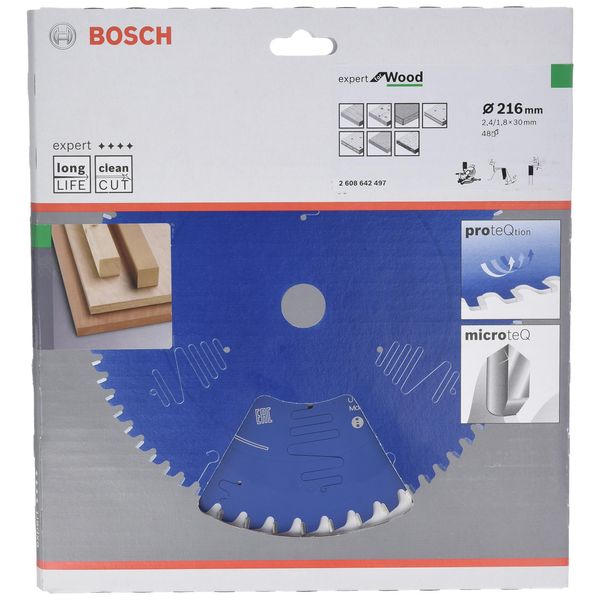 Bosch 2608642497 216 mm Circular Saw Blade for Wood