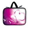 Tablet Sleeve Carrying Case w/Hidden Handle - Pink Heart
