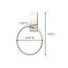 Command Towel Ring [Removable]: 1 Ring (Satin Nickel)