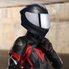 VCOROS K6 Helmet Visor Replacement - K6 Helmet Visor Motorcycle Face Shield Replacement for K6 K6s (Chrome Silver)
