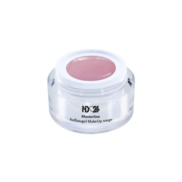 ND24 NailDesign – Make Up Camouflage Gel für Gelnägel – Cover Gel für eine Nagelmodellage wie im Nagelstudio – Aufbaugel für Babyboomer Nägel – Made in Germany & vegan (5ml | rouge)