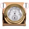 4-inch Dial Brass Case Thermometer Hygrometer -20°C ~ 50°C Wall Mounted