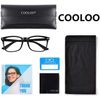 COOLOO Blue Light Blocking Glasses, Gaming Computer Glasses Anti Glare Headache Eyes Strain Glasses with Blue Light Filter, Super Light Weight Fashion Accessories Unisex for Women Men