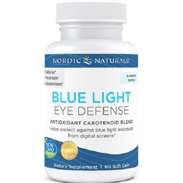 Nordic Naturals Blue Light Eye Defense Soft Gel Caps 60 - Lutein +Zeaxanthin